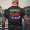 Never Underestimate A Dad And His Pickup Men's T-shirt Back Print Gifts for Old Men