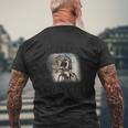 Never Underestimate An Old Man With A Bicycle October Men's T-shirt Back Print Gifts for Old Men