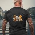 Never Underestimate An Old Man Who Loves Dogs Born In June Men's T-shirt Back Print Gifts for Old Men