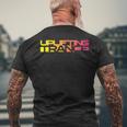 Uplifting Trance Negative Space Remix Men's T-shirt Back Print Gifts for Old Men