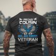 Us Air Force Veteran Proud Cousin Of An Air Force Men's Back Print T-shirt Gifts for Old Men