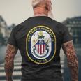 Uss Fort Lauderdale Lpd28 Men's Back Print T-shirt Gifts for Old Men