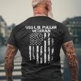 Uss Lewis B Puller Veteran Men's T-shirt Back Print Gifts for Old Men