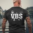 Vbs Crew Vacation Bible School 2023 Space Mens Back Print T-shirt Gifts for Old Men