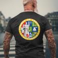 Ventura Coat Of Arms Jersey National Pride Gift Mens Back Print T-shirt Gifts for Old Men
