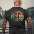 Vinatge Fathers Day Best Papi By Par Golf Gifts For Papi Mens Back Print T-shirt Gifts for Old Men