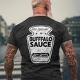 Vintage Condiment Buffalo Sauce Costume Funny Halloween Gift Gifts For Buffalo Lovers Funny Gifts Mens Back Print T-shirt Gifts for Old Men