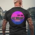 Vintage East Rockaway Vaporwave New York Men's T-shirt Back Print Gifts for Old Men