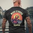 Vintage Ikaika Strong Maui Hawaii Island I Love Hawaii Men's T-shirt Back Print Gifts for Old Men