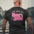 Vintage You Need To Calm Down Funny Quotes Mens Back Print T-shirt Gifts for Old Men