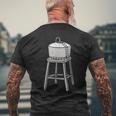 Vintage Water Tower Tank Supply Engineer Reservoir Water Men's T-shirt Back Print Gifts for Old Men
