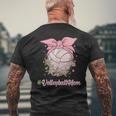 Volleyball Mom Game Day Vibes For Volleyball Men's T-shirt Back Print Gifts for Old Men
