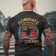 Water Polo Dominate Or Drown Waterpolo Player Men's T-shirt Back Print Gifts for Old Men