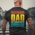 Wealth Manager Dad - Like A Regular Dad But Cooler Mens Back Print T-shirt Gifts for Old Men