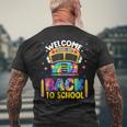 Welcome Back To School Bus Driver 1St Day Tie Dye Men's T-shirt Back Print Gifts for Old Men