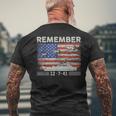 Wwii Remember Pearl Harbor Memorial Day December 7Th 1941 Men's T-shirt Back Print Gifts for Old Men