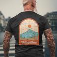 Yellowstone National Park - Throwback Design - Classic Mens Back Print T-shirt Gifts for Old Men