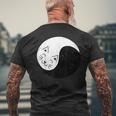Yin And Yang Cats Cat Animal S Men's T-shirt Back Print Gifts for Old Men