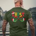 Chest Nuts Matching Chestnuts Christmas Couples Nuts Men's T-shirt Back Print Gifts for Old Men