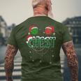 Chest Nuts Xmas Couple Christmas Couple Matching Men's T-shirt Back Print Gifts for Old Men