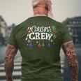 Christmas Cousin Crew Family Feast Party Bauble Present Men's T-shirt Back Print Gifts for Old Men