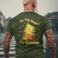 Christmas Tis The Season To SparkleMen's T-shirt Back Print Gifts for Old Men