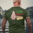 Tis The Season Christmas Tree Cakes Debbie Men's T-shirt Back Print Gifts for Old Men