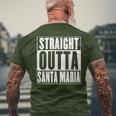 Santa Maria Straight Outta Santa Maria Men's T-shirt Back Print Gifts for Old Men