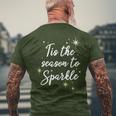 Tis The Season To Sparkle Christmas Men's T-shirt Back Print Gifts for Old Men