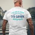 2023 Last Day Of School Autograph 5Th Grade Graduation Party Mens Back Print T-shirt Gifts for Old Men