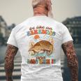Be Like An Armadillo & Rolls With It Western Life Southern Mens Back Print T-shirt Gifts for Old Men