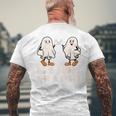 Be A Buddy Not A Bully Ghost Unity Halloween Anti Bullying Men's T-shirt Back Print Gifts for Old Men