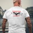 Buzzard Daze Mens Back Print T-shirt Gifts for Old Men