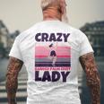 Crazy Banded Palm Civet Lady Men's T-shirt Back Print Gifts for Old Men