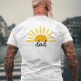 Dad Of The Birthday First Trip Around The Sun Birthday Mens Back Print T-shirt Gifts for Old Men