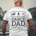 Dance Dad Pay Drive Clap Parent Men's Back Print T-shirt Gifts for Old Men