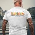 Enter Gates And His Courts With Thanksgiving And Praise Men's T-shirt Back Print Gifts for Old Men