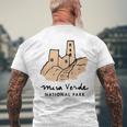 Family Vacation Retro Mesa Verde National Park Men's T-shirt Back Print Gifts for Old Men