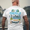 Family Vacation Dominican Republic 2023 Matching Vacation Mens Back Print T-shirt Gifts for Old Men