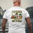 Funny Camping With My Gnomies Gnome Lovers Campers Mens Back Print T-shirt Gifts for Old Men