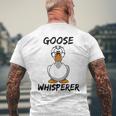 Goose Whisperer - Geese Hunting Stocking Stuffer Gifts Mens Back Print T-shirt Gifts for Old Men
