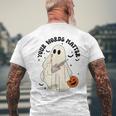 Halloween Speech Therapy Your Words Matter Ghost Slp Men's T-shirt Back Print Gifts for Old Men