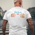 Handsy Joe Biden 2020 Male Hands Men's T-shirt Back Print Gifts for Old Men