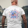 Happy 4Th Of July 2023 Patriotic American Independence-Day Mens Back Print T-shirt Gifts for Old Men