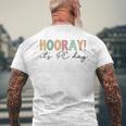 Hooray Its Pe Day Pe Life Physical Education Mens Back Print T-shirt Gifts for Old Men
