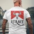I Love Strait Name Strait Family Strait Western Cowboy Style Mens Back Print T-shirt Gifts for Old Men