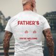 Kids Im Your Fathers Day Funny Boys Girls Kids Toddlers Mens Back Print T-shirt Gifts for Old Men