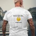 Lo De Nosotros Es Un Secreto Latin Trap Culture Men's T-shirt Back Print Gifts for Old Men