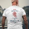 Mohegan Native American Indian Woman Never Underestimate Mens Back Print T-shirt Gifts for Old Men