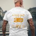 Never Underestimate A Dog Dad With An Rv Camper Gifts Gift For Mens Mens Back Print T-shirt Gifts for Old Men